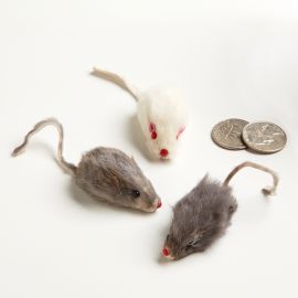 Small Fur Mouse Cat Toy
